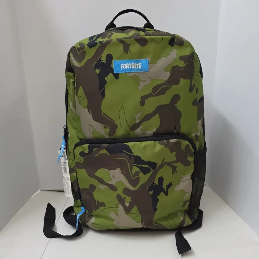 Minecraft Amplify Backpack 16in Green W Laptop Sleeve NWT Licensed
